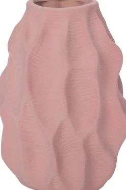 Intratuin vaas Bora roze D 15 H 22 cm