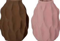 Intratuin vaas Bora roze D 13 H 16 cm