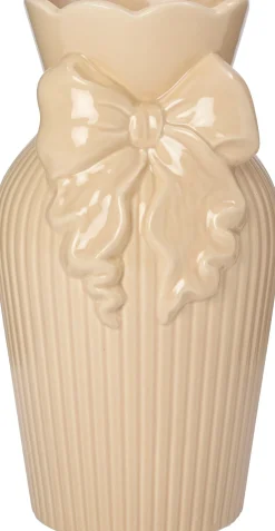 Intratuin vaas Byrum beige D 16 H 29 cm