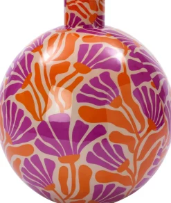 Intratuin vaas Cor oranje / paars D 45 H 49 cm