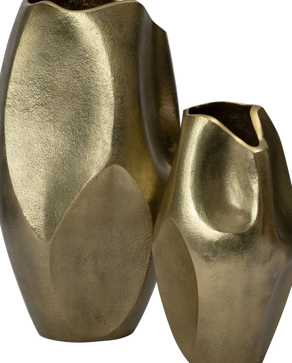 Intratuin vaas Dae goud D 14 H 25,5 cm