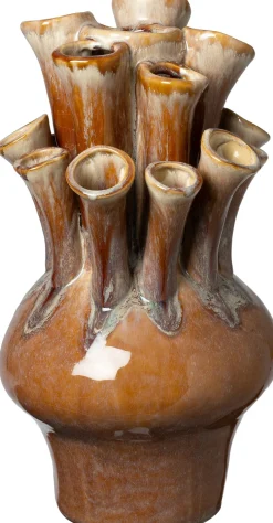 Intratuin vaas Dalton bruin 22 x 25 x 43 cm