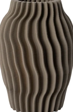 Intratuin vaas 3D bruin D 19,5 H 27,5 cm