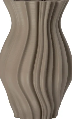 Intratuin vaas 3D bruin D 21,7 H 35,8 cm