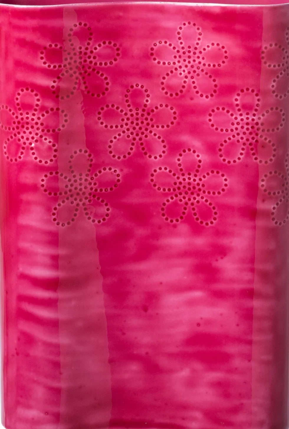 Intratuin vaas Dowra roze 19 x 6,5 x 27 cm