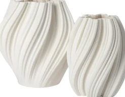 Intratuin vaas 3D wit D 19,5 H 24,3 cm
