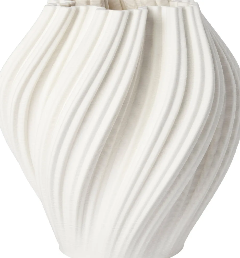 Intratuin vaas 3D wit D 29,2 H 28,3 cm