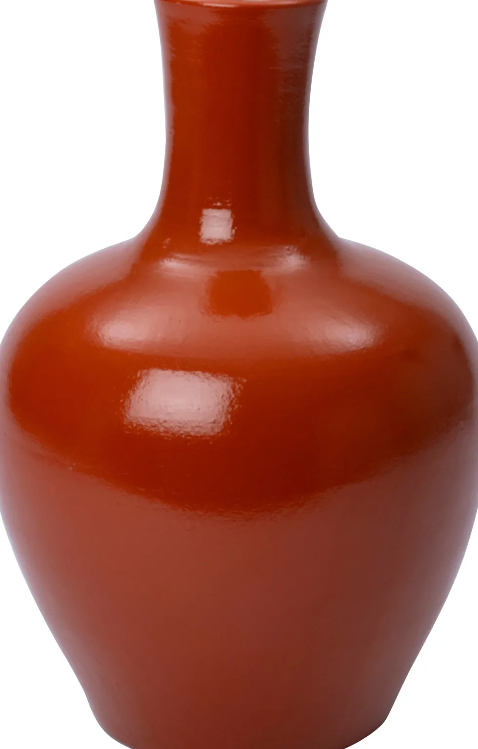 Intratuin vaas Edin oranje D 35 H 50 cm