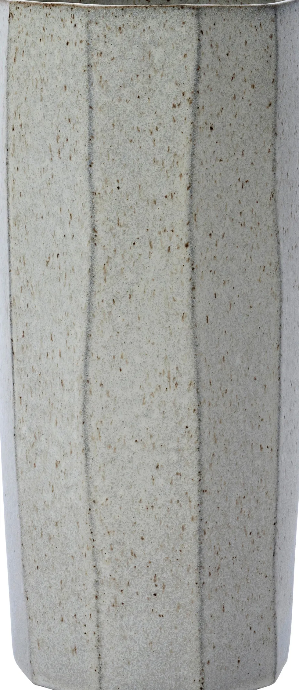 Intratuin vaas Einar grijs / wit D 15,5 H 30,3 cm