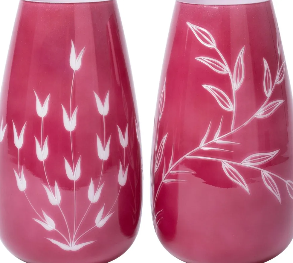 Intratuin vaas Elgin roze D 15 H 27 cm