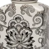Intratuin vaas Ellery grijs 14 x 9,5 x 22 cm