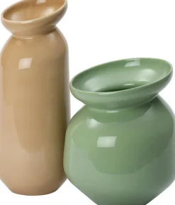 Intratuin vaas Eric crème D 16 H 42 cm