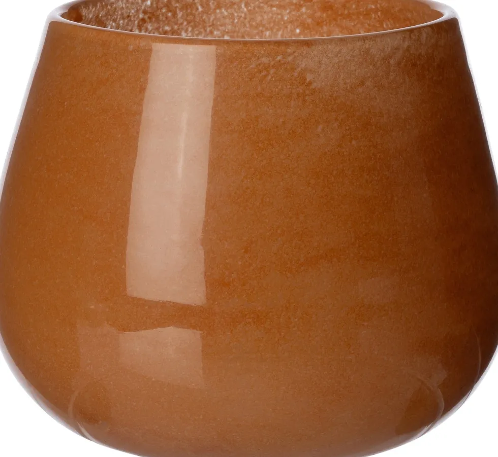 Intratuin vaas Erika oranje D 11 x 8,9 cm