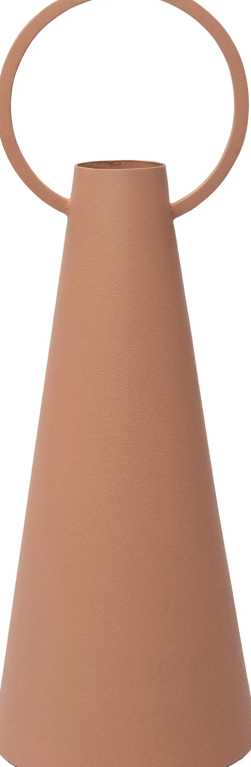 Intratuin vaas Evi oranje D 12,5 H 34 cm