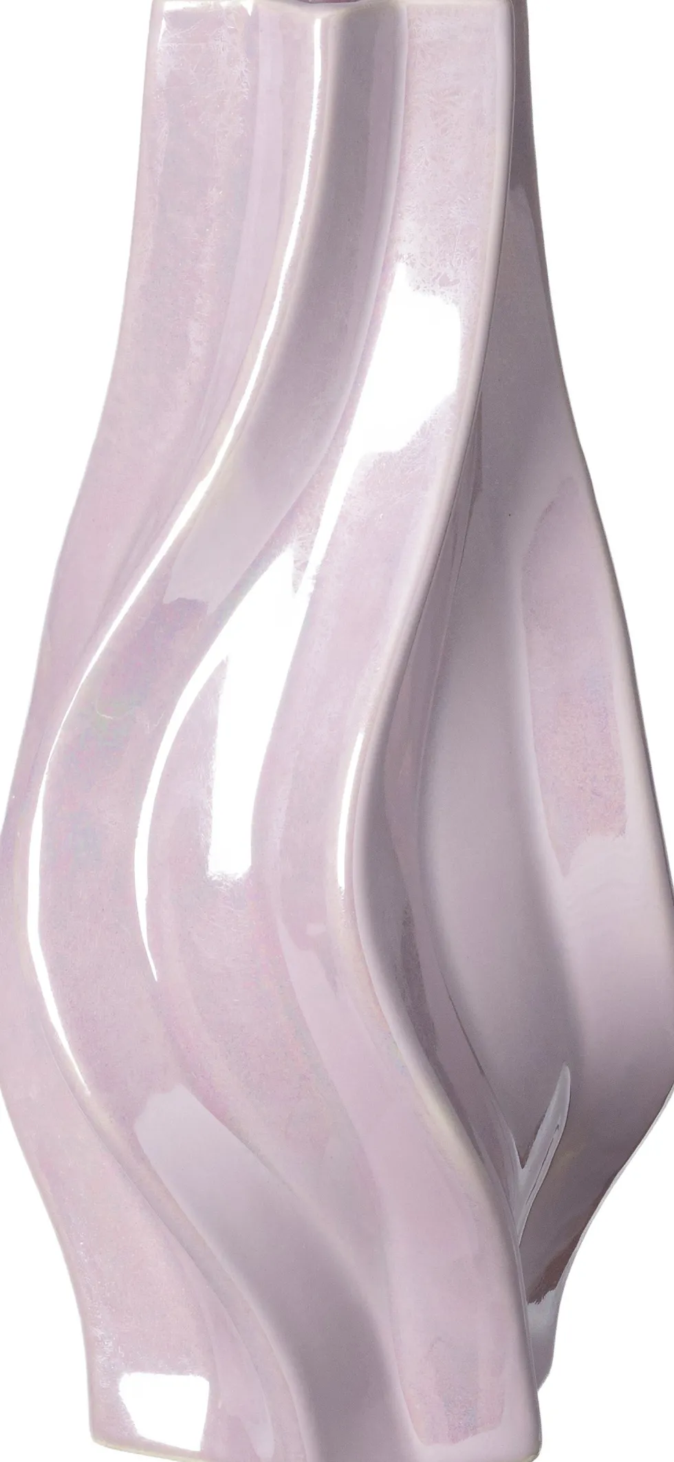 Intratuin vaas Fabien paars D 15,5 H 30,5 cm