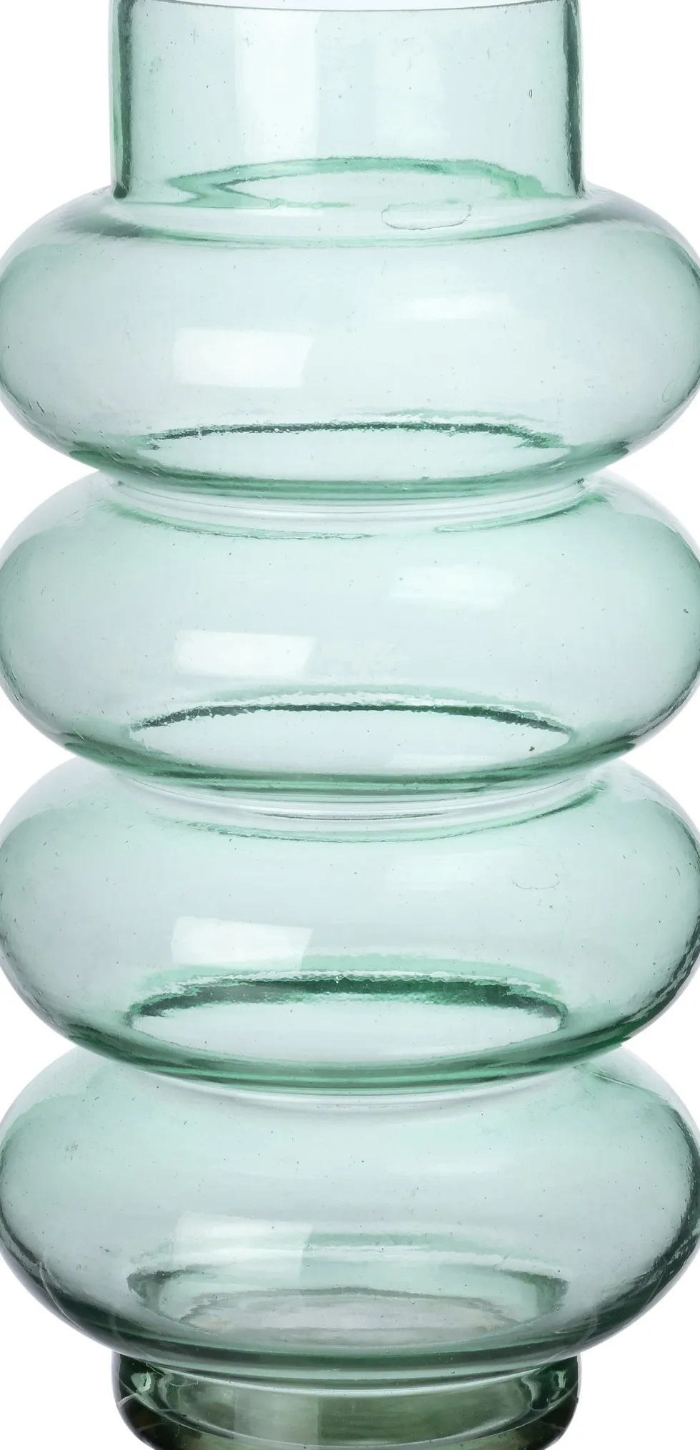 Intratuin vaas Fe groen D 10 H 21 cm
