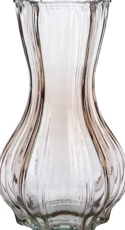 Intratuin vaas Freya beige D 12,5 H 20,5 cm