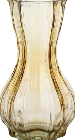 Intratuin vaas Freya geel D 14 H 25,5 cm