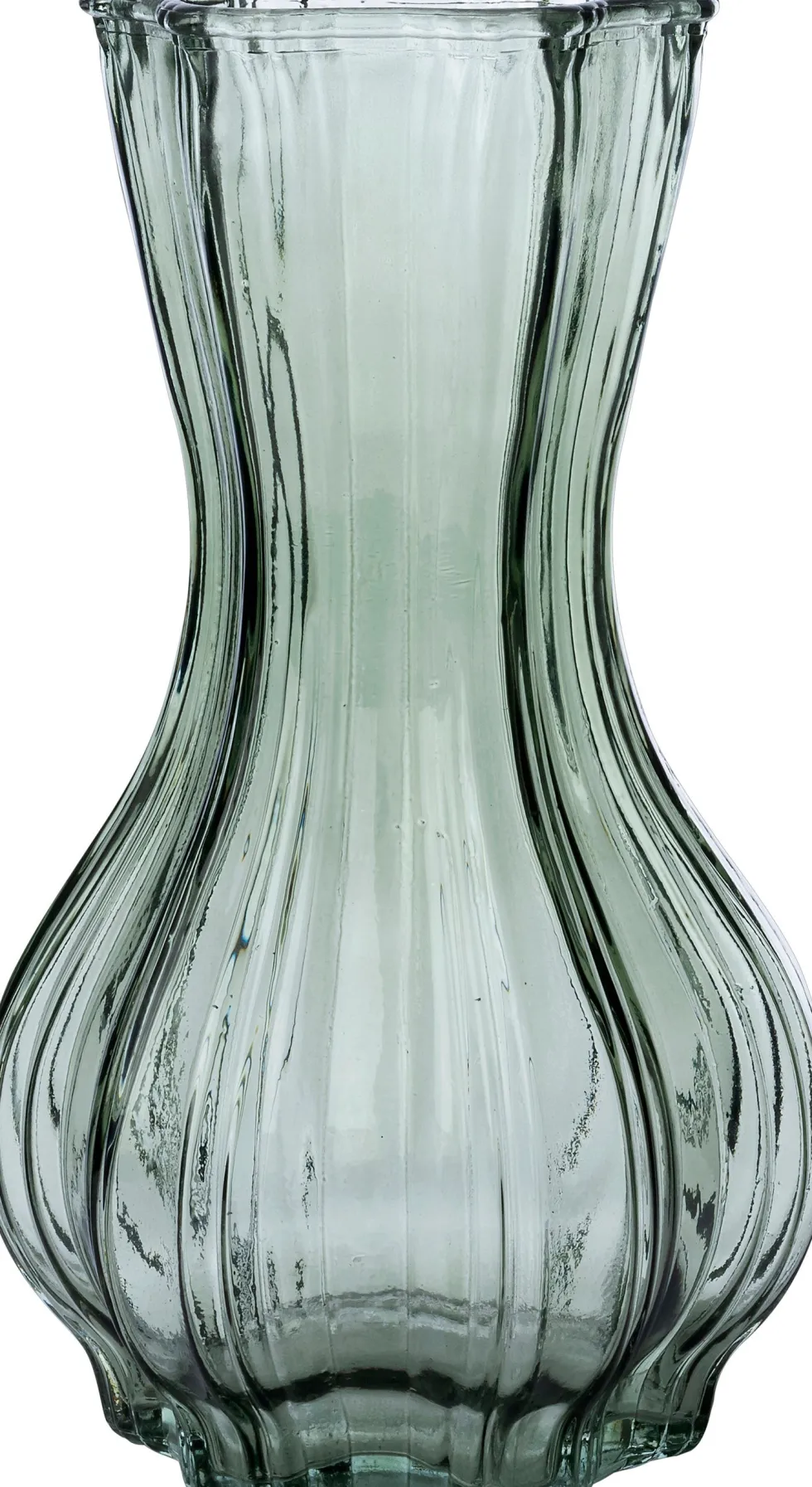 Intratuin vaas Freya groen D 14 H 25,5 cm