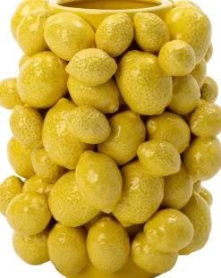Intratuin vaas Frutti geel D 19 H 23 cm