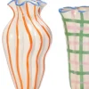 Intratuin vaas Fyvie groen / crème D 23 H 34 cm