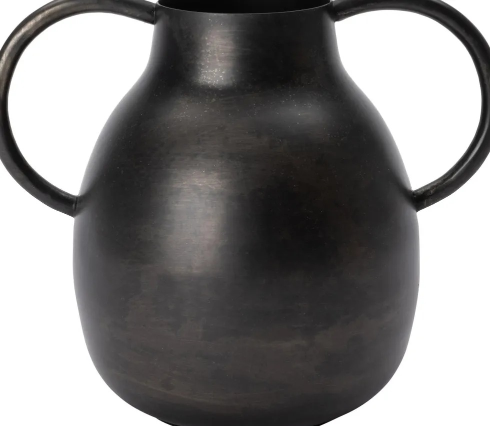Intratuin vaas Galus grijs D 16 H 16 cm