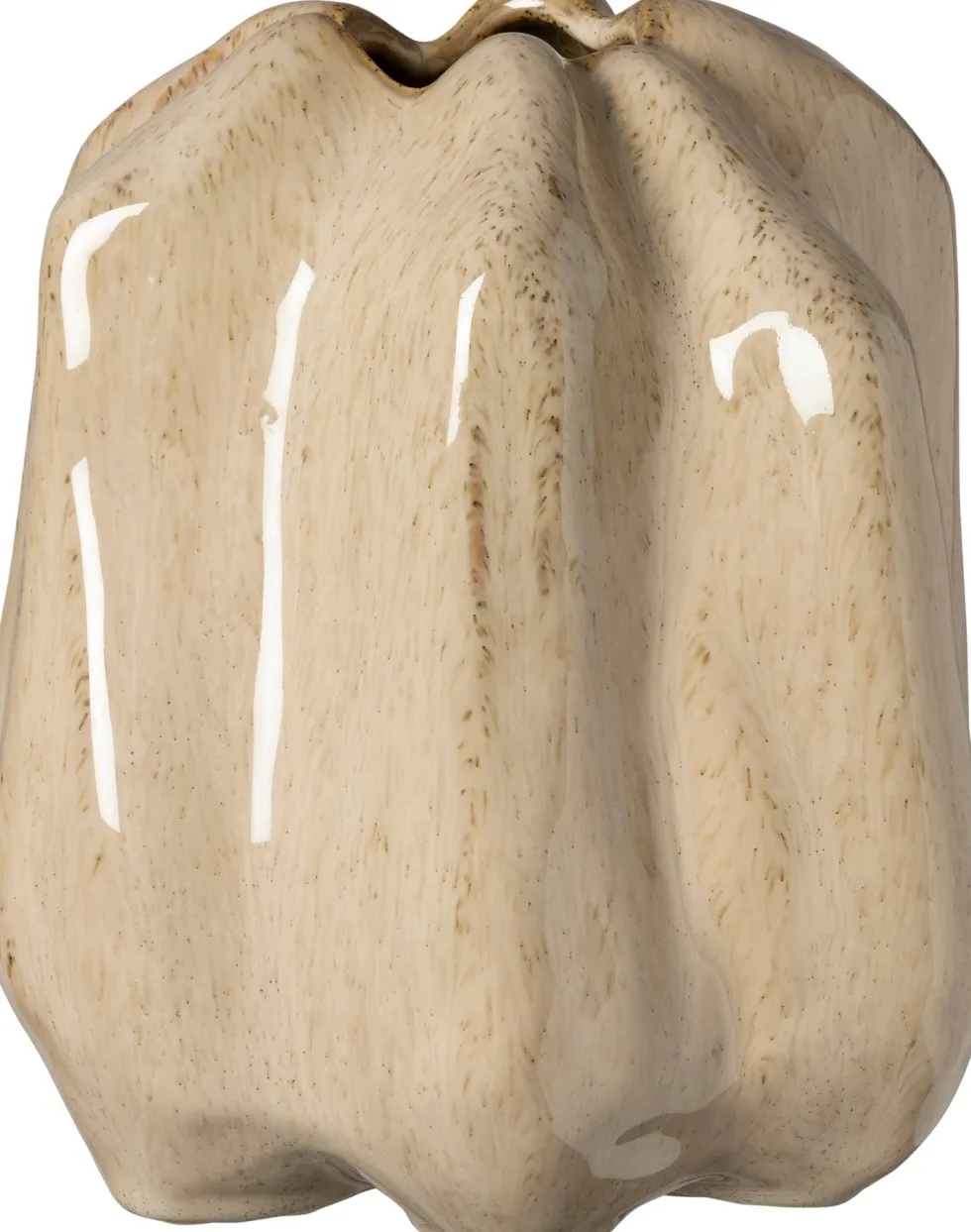Intratuin vaas Gemma beige 16,2 x 14,5 x 16,5 cm