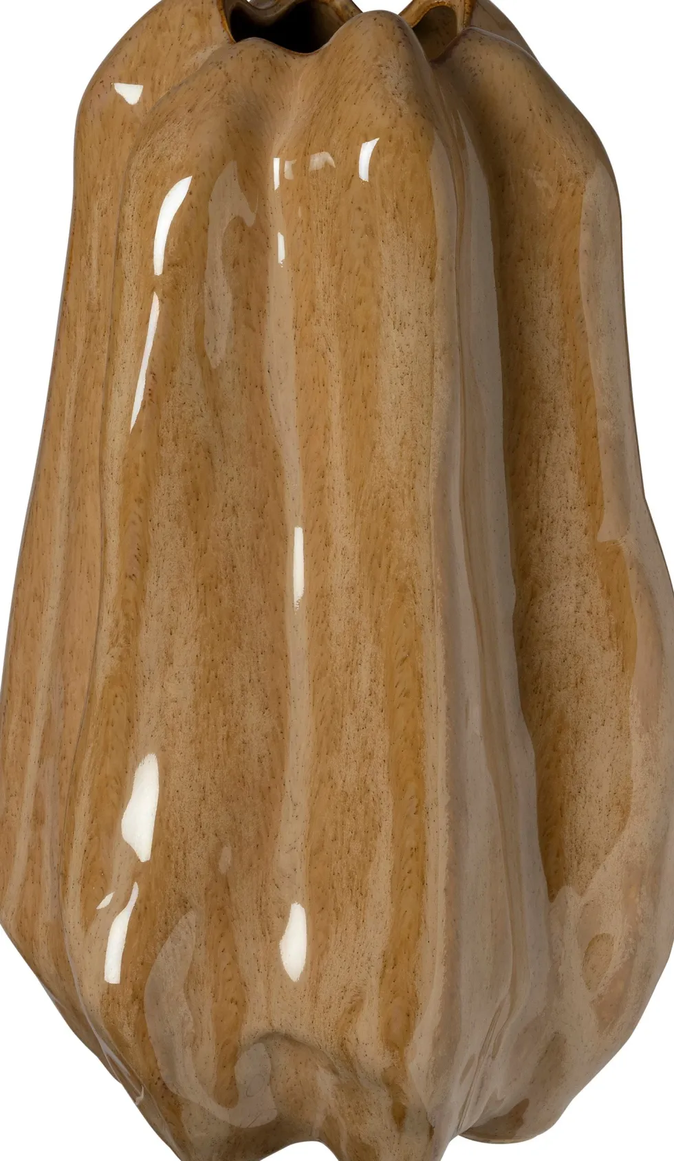 Intratuin vaas Gemma bruin 16,5 x 15 x 25,5 cm