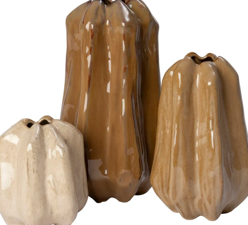 Intratuin vaas Gemma bruin 16,5 x 15 x 25,5 cm