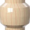 Intratuin vaas Goole beige D 14 H 42 cm