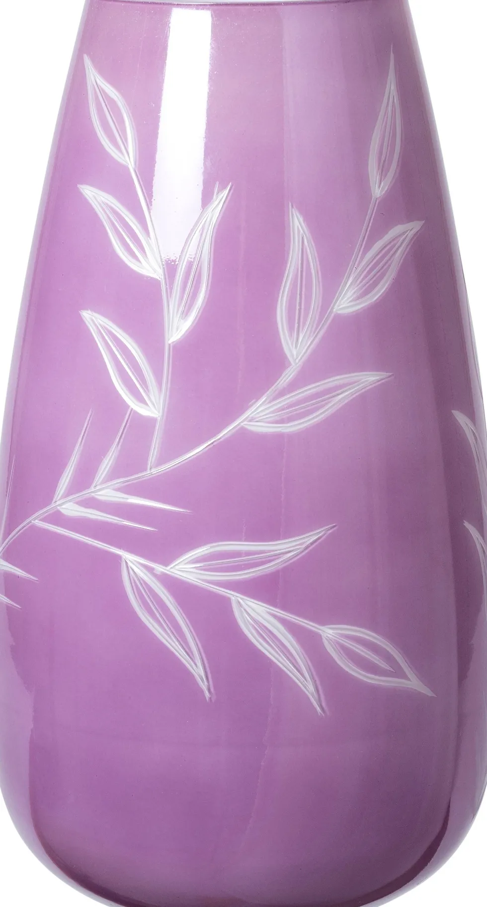 Intratuin vaas Gowran paars D 15 H 27 cm