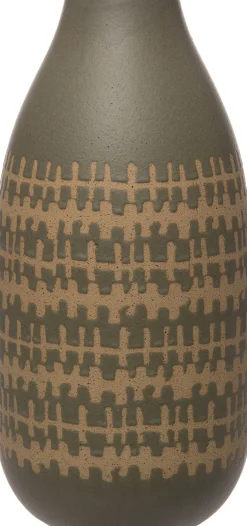 Intratuin vaas groen D 18,5 H 38 cm