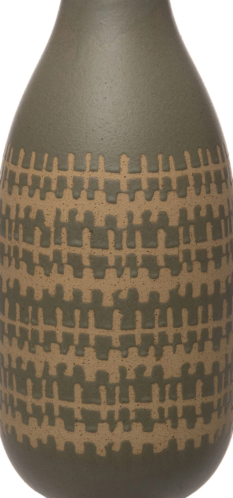 Intratuin vaas groen D 18,5 H 38 cm
