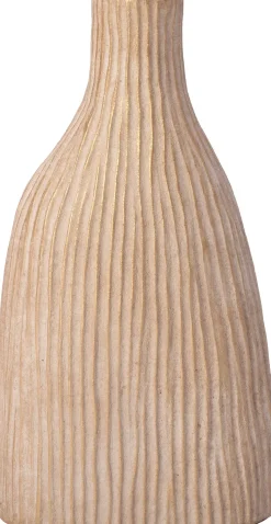 Intratuin vaas Hixon beige 17 x 10,2 x 32 cm