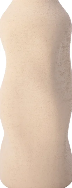 Intratuin vaas Holmes beige D 9,5 H 24 cm