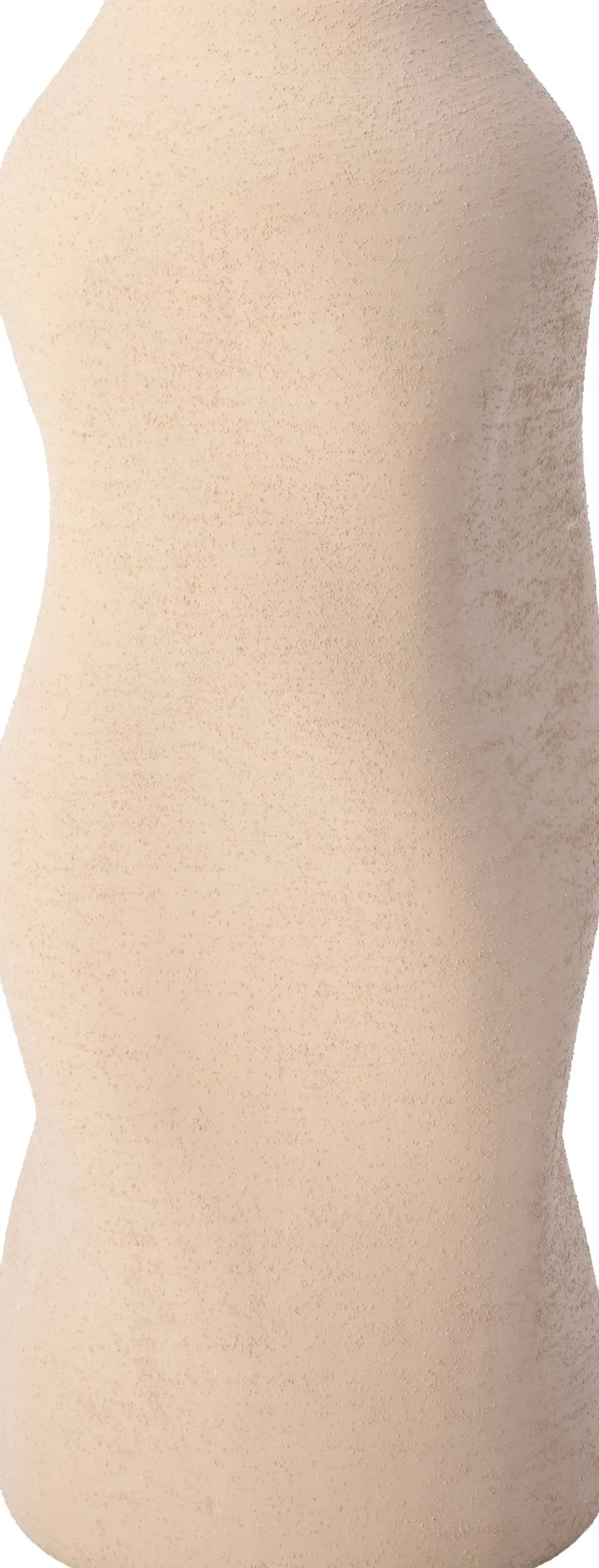Intratuin vaas Holmes beige D 9,5 H 24 cm