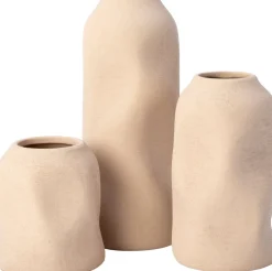 Intratuin vaas Holmes beige D 10 H 11 cm