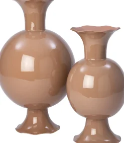 Intratuin vaas Indian beige D 25 H 46 cm