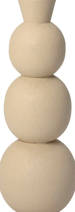 Intratuin vaas Jacky beige D 17 H 50 cm