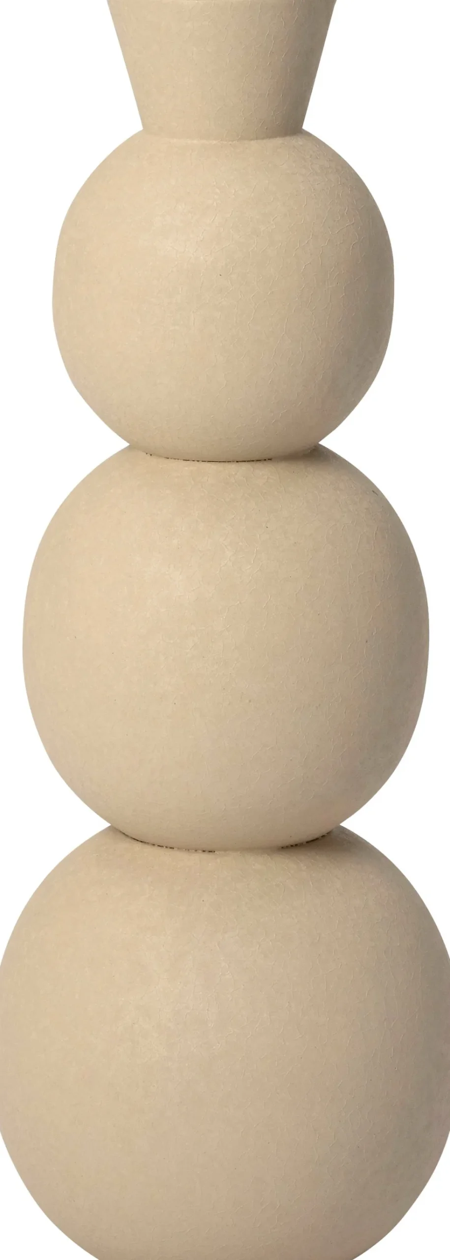 Intratuin vaas Jacky beige D 17 H 50 cm