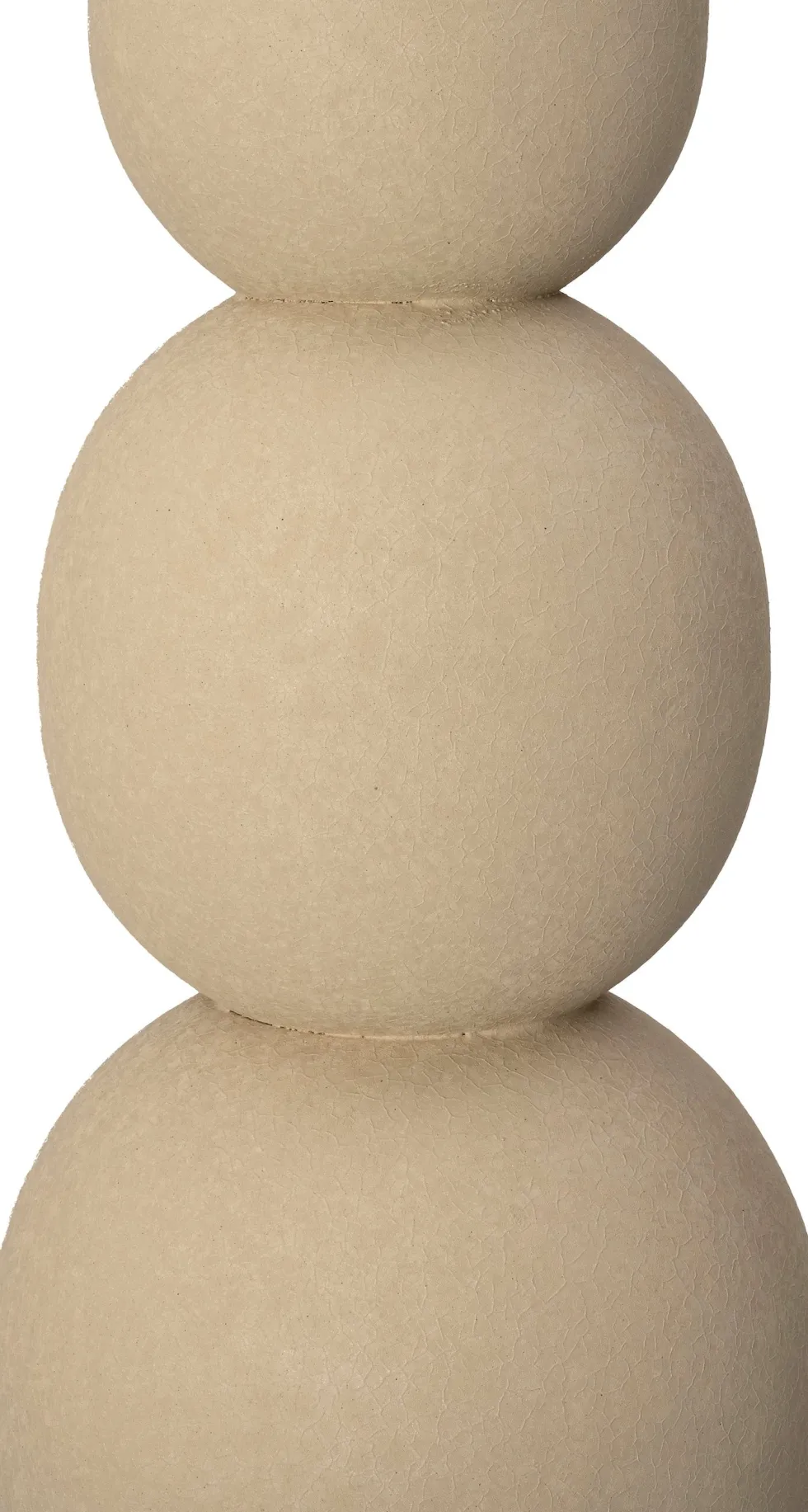 Intratuin vaas Jacky beige D 17 H 50 cm