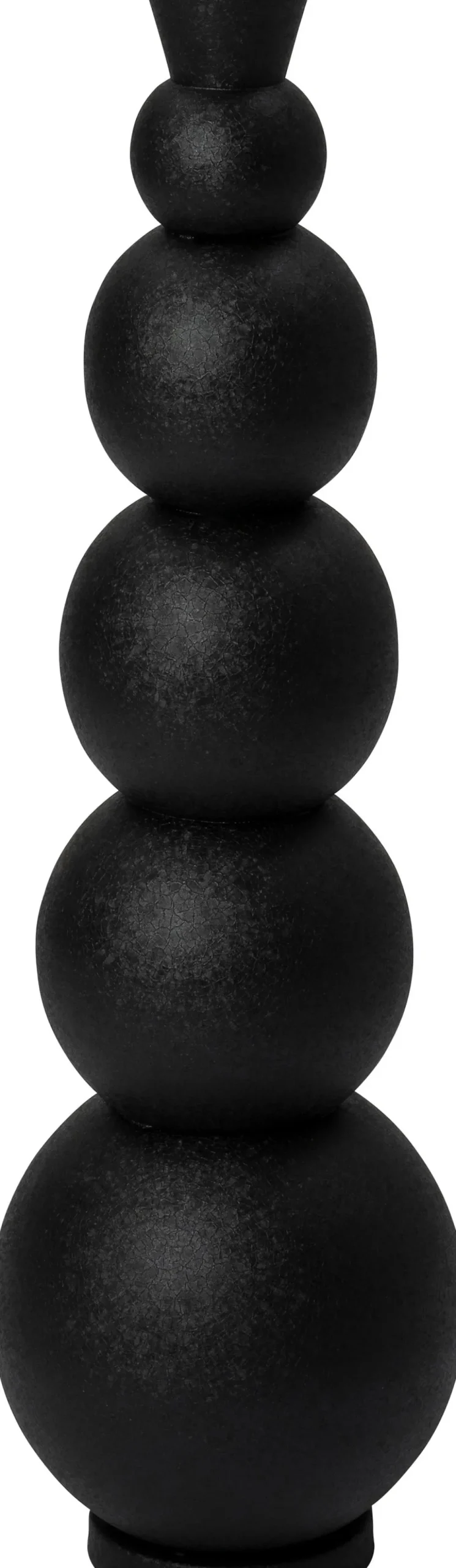 Intratuin vaas Jacky zwart D 20 H 76 cm