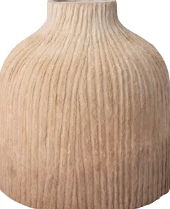Intratuin vaas Jamal beige D 23 H 25 cm