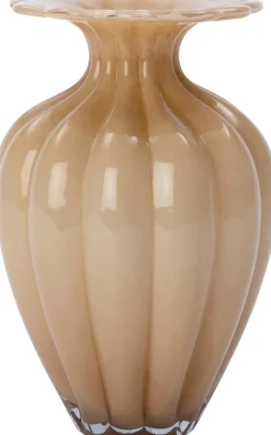 Intratuin vaas Jenz beige D 16 H 24,5 cm