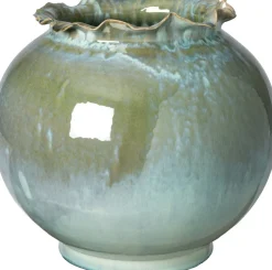 Intratuin vaas Jetta groen / grijs D 33 H 30 cm