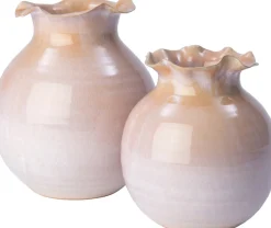 Intratuin vaas Jetta roze D 21 H 24 cm