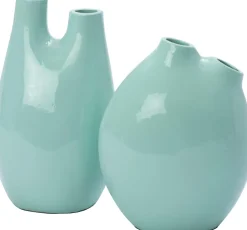 Intratuin vaas Jilly blauw 14 x 13 x 28 cm
