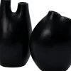 Intratuin vaas Jilly zwart 18 x 13 x 23 cm