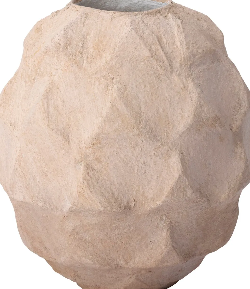 Intratuin vaas Jodie beige D 25 H 30 cm