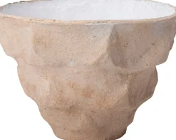 Intratuin vaas Jodie beige D 25 H 18 cm